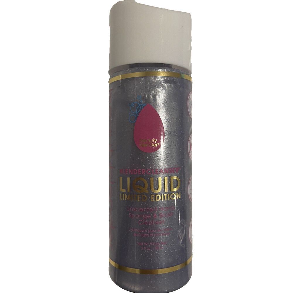 New Beauty Blender Liquid‎ Charcoal Brush & Sponge Cleanser 3 oz Unscented